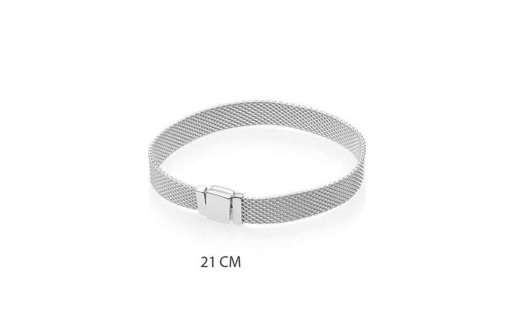PULSERA PARA CHARM 21CM PLATA 925 210000001690