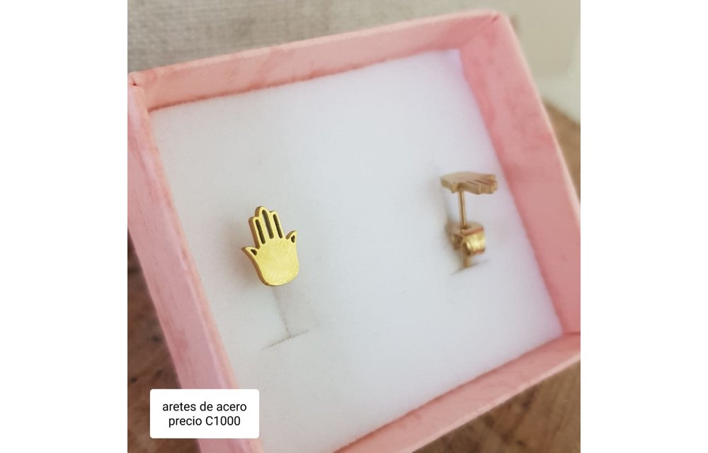 ARETES MANO ACERO 210000006115