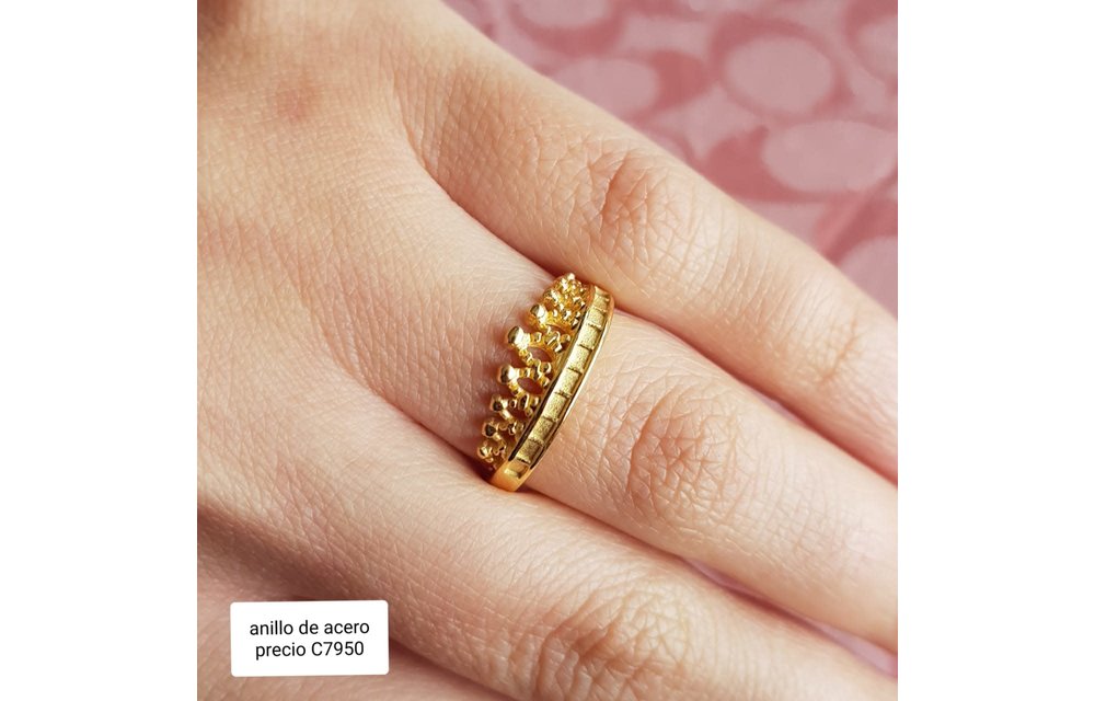 ANILLO CORONA ACERO 210000006379