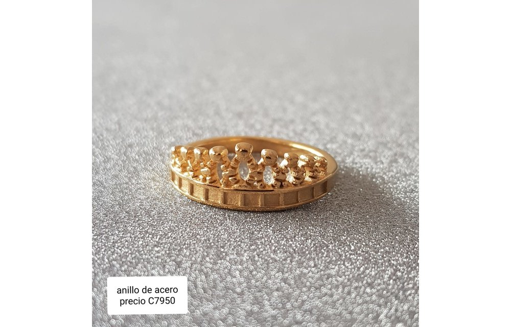 ANILLO CORONA ACERO 210000006379