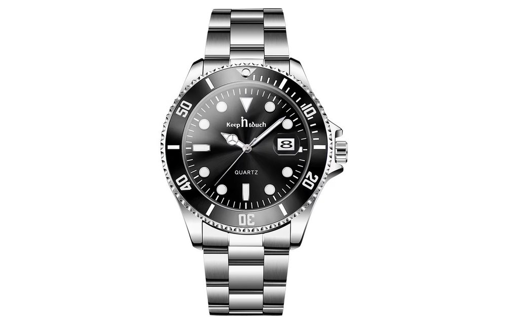 RELOJ NEGRO HOMBRE ACERO 210000006524
