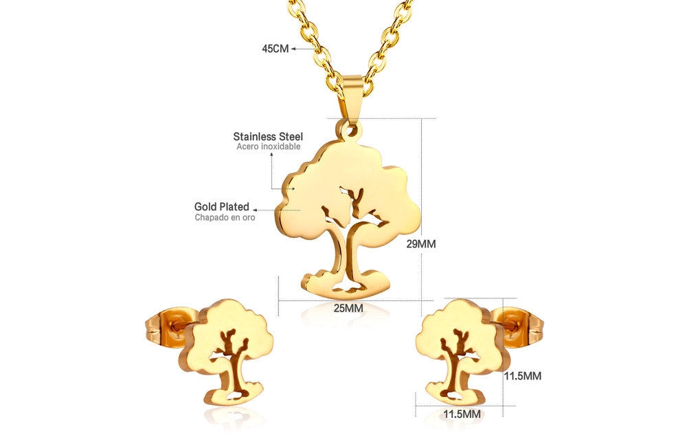 JUEGO ARBOL VIDA ACERO 210000006690