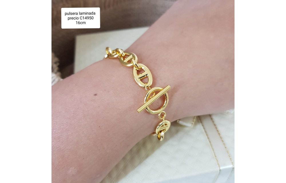 PULSERA DAMA BAÑO ORO 210000007617