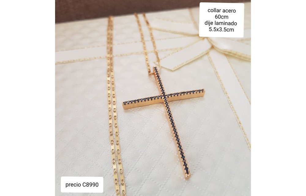 COLLAR CRUZ ACERO 210000007523