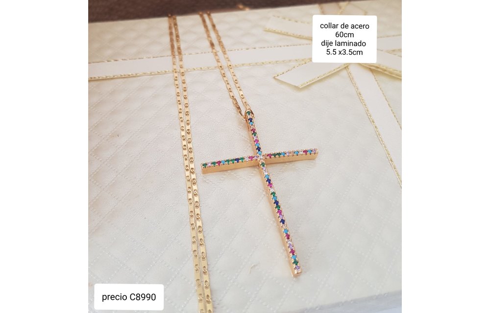 COLLAR CRUZ ACERO 210000007511