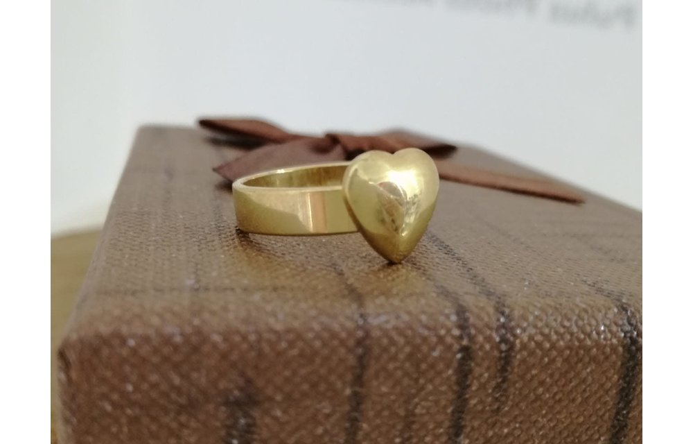 ANILLO CORAZON ACERO 210000008378