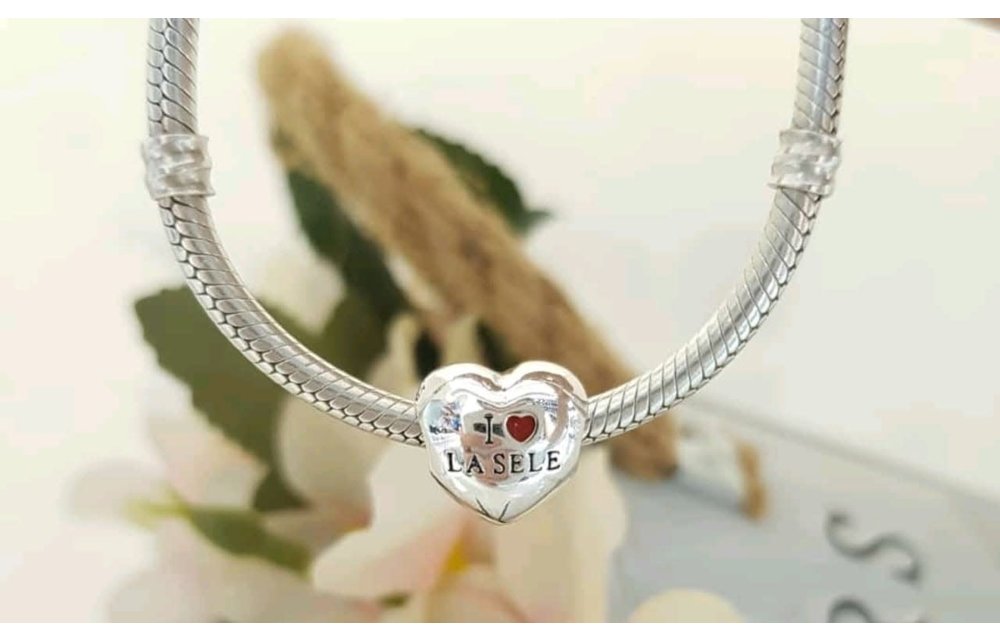 CHARM PLATA SELE CORAZON 925