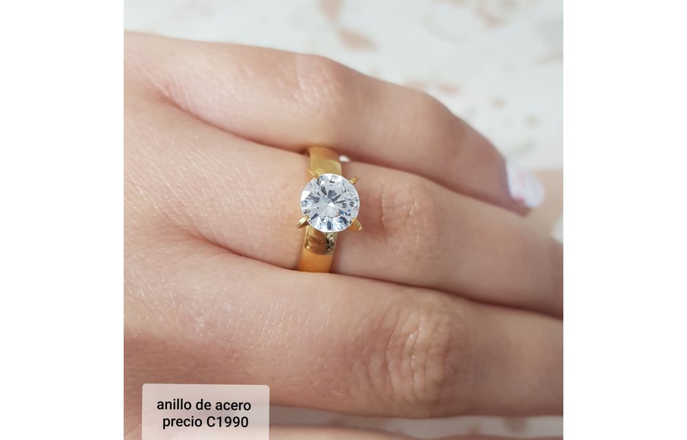 ANILLO COMPROMISO ACERO 210000008382