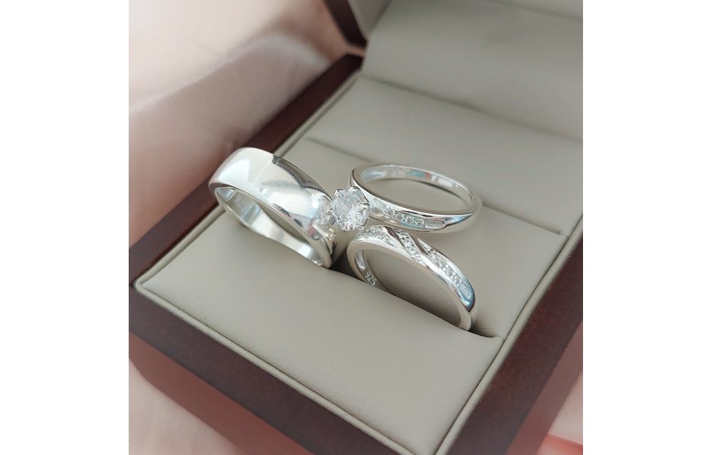 ANILLOS TRIOS MATRIMONIO PLATA 925 210000008165