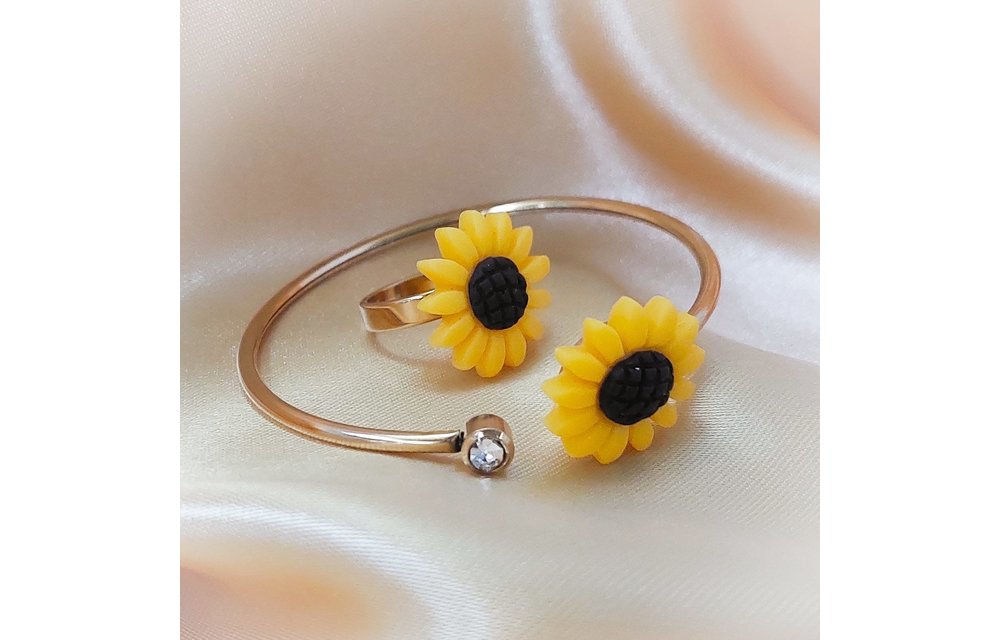 JUEGO GIRASOL DAMA ACERO 210000008426
