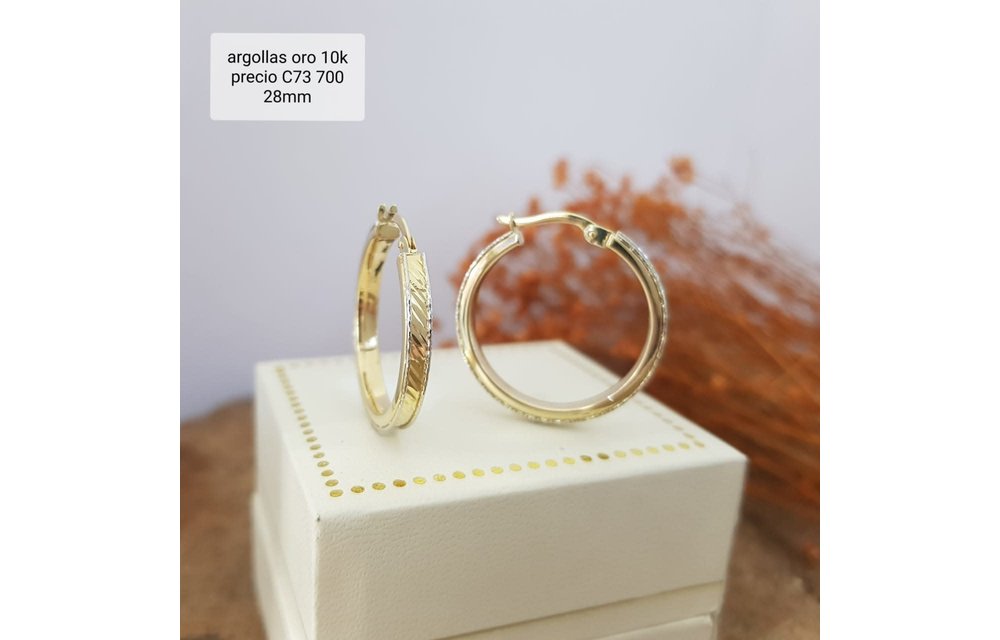 ARGOLLAS 24MM ORO 10K 210000003405