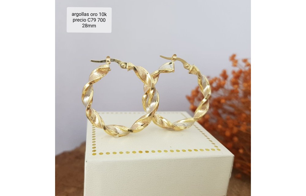 ARGOLLAS 28MM ORO 10K 210000003401