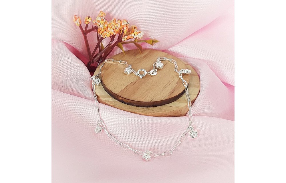 TOBILLERA 25CM PLATA 925 210000009387