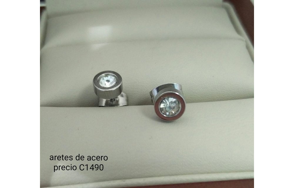 ARETES DAMA 6MM ACERO 210000000875