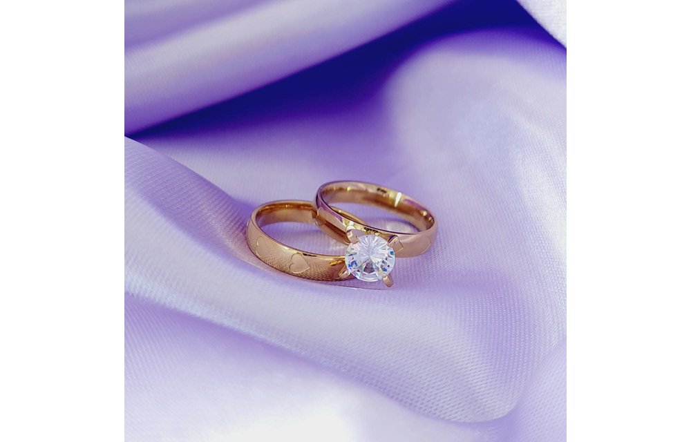 ANILLOS COMPR CORAZON ACERO 210000010642