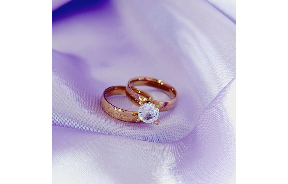 ANILLOS COMPROMISO DUO LOVE ACERO 210000010638