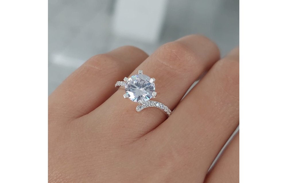 Anillo Compromiso Plata 925 210000013493