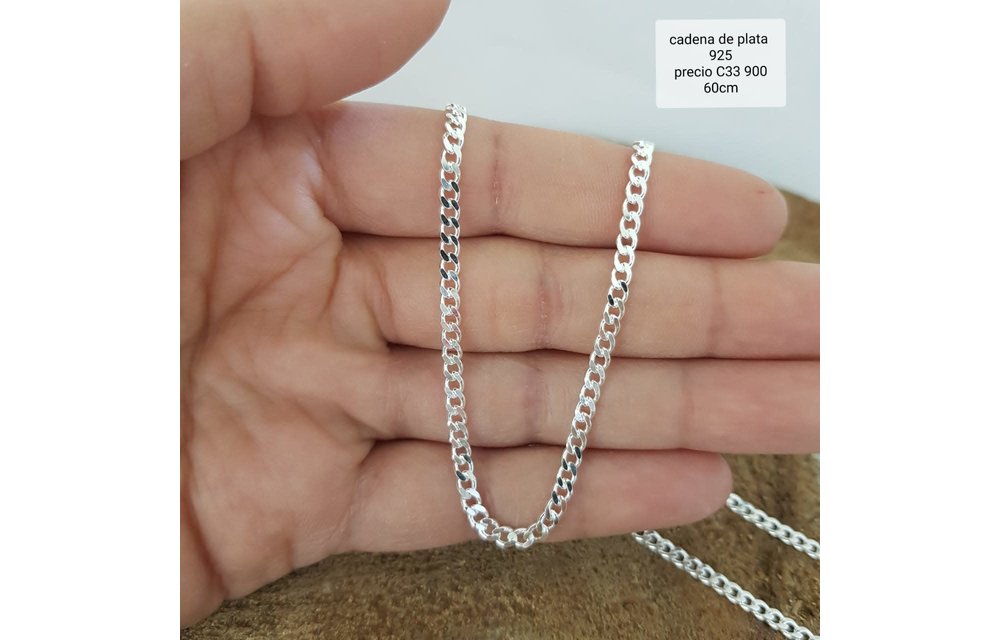 Cadena 60CM/3MM Grumett Plata 925 210000004681