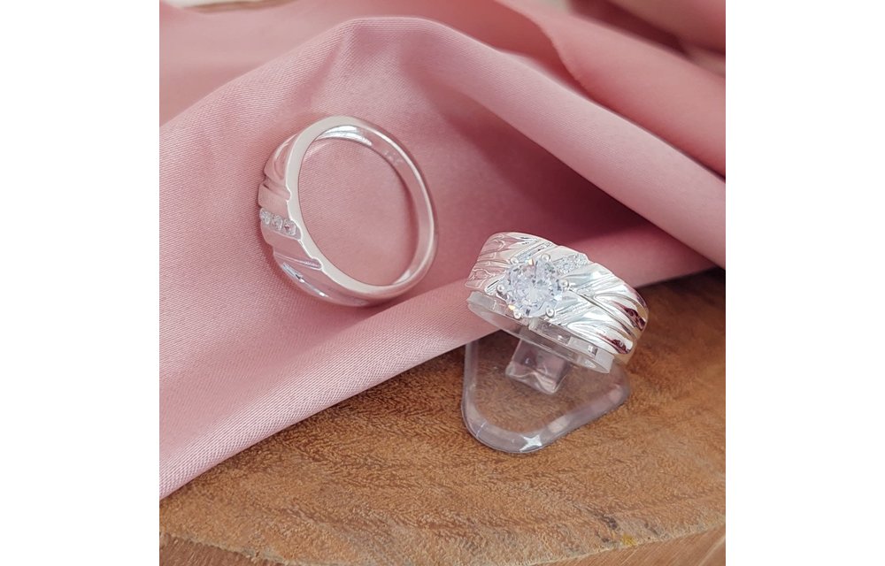 Anillos Trio Matrimonio Plata 925 210000013500