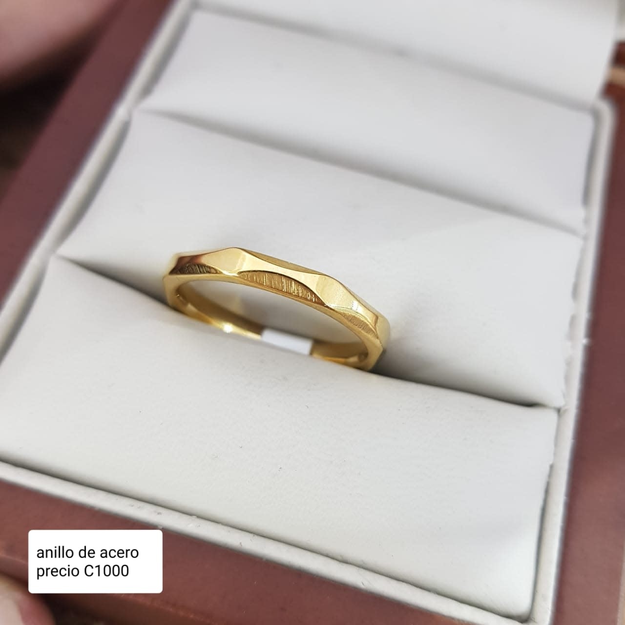 ANILLO MATRIMONIO ACERO 210000003257 Joyeria Milena