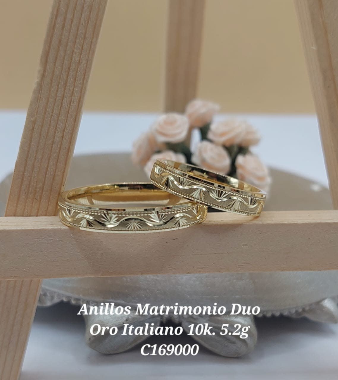 Anillos De Oro Italiano Precios Alianzas De Matrimonio Oro 18k