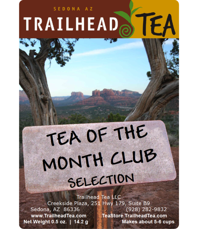 Herbal Blends Tea-Of-The-Month is a variable selection, offered for only $3, to any web order over $30