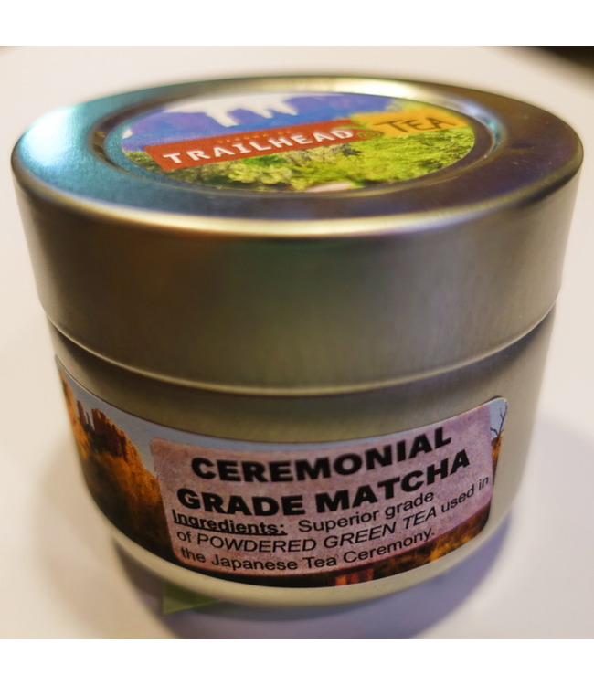 Matcha Ceremonial Sakura Grade Green Tea Powder From Trailhead Tea Trailhead Tea Sedona Northern Arizona S Tea Department Store