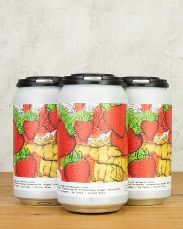 Potter’s Strawberry Ginger Cider 4pk