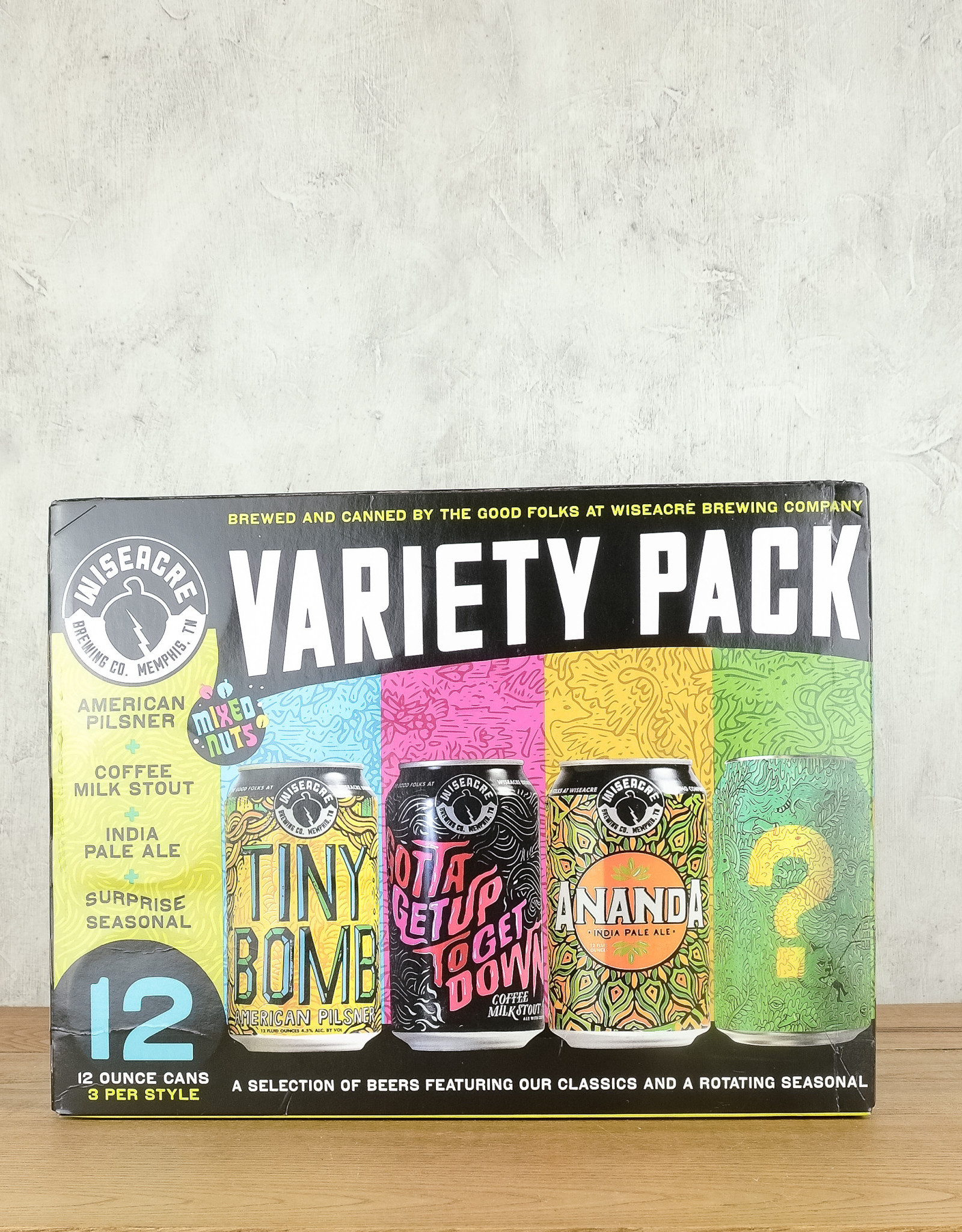 Wiseacre Variety Pack 12pk