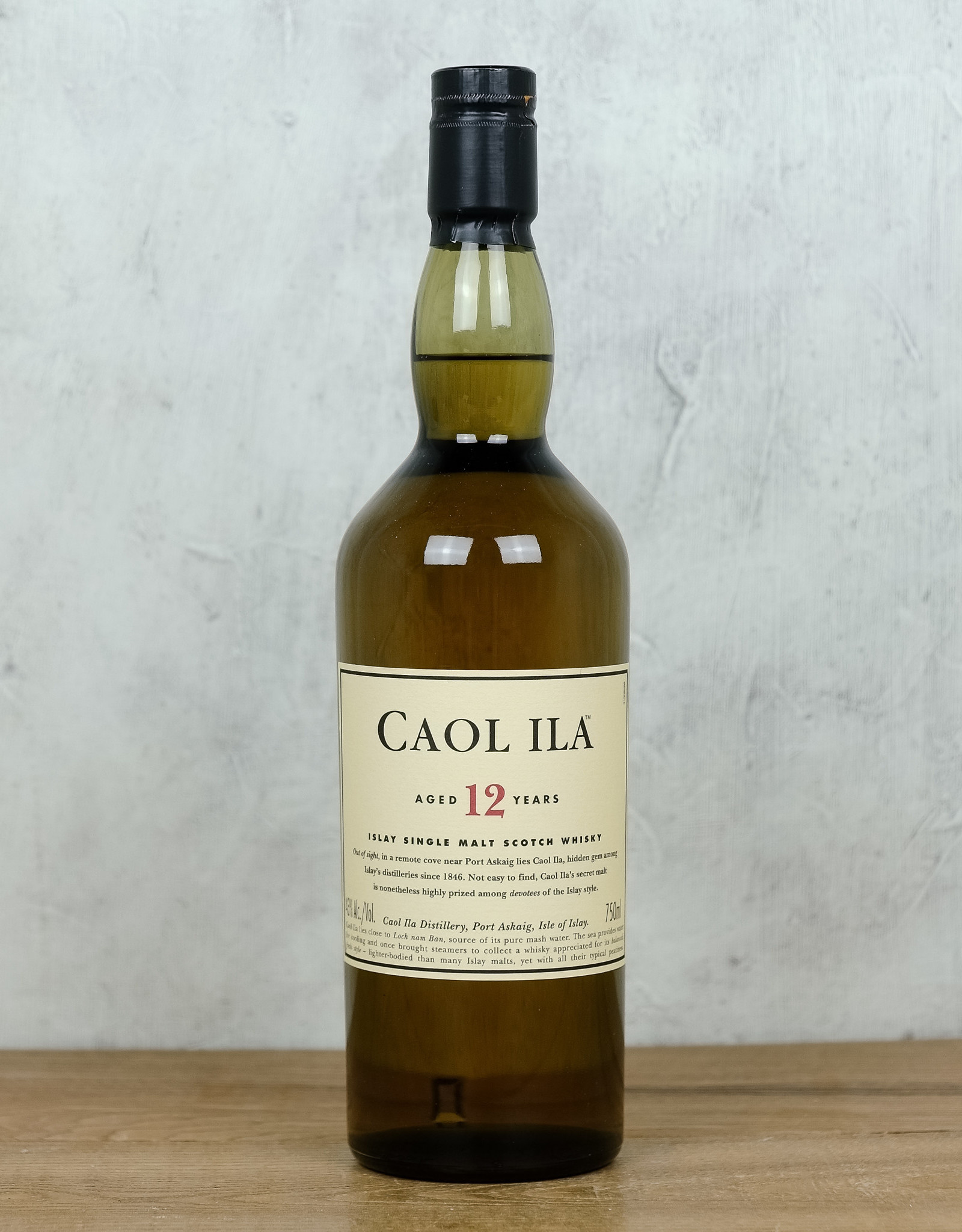 Caol Ila 12 Year Single Malt Islay Scotch