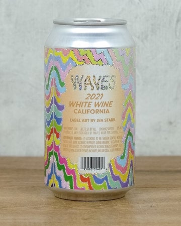 Las Jaras Waves White Wine Can