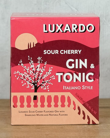 Luxardo Sour Cherry Gin & Tonic 4pk