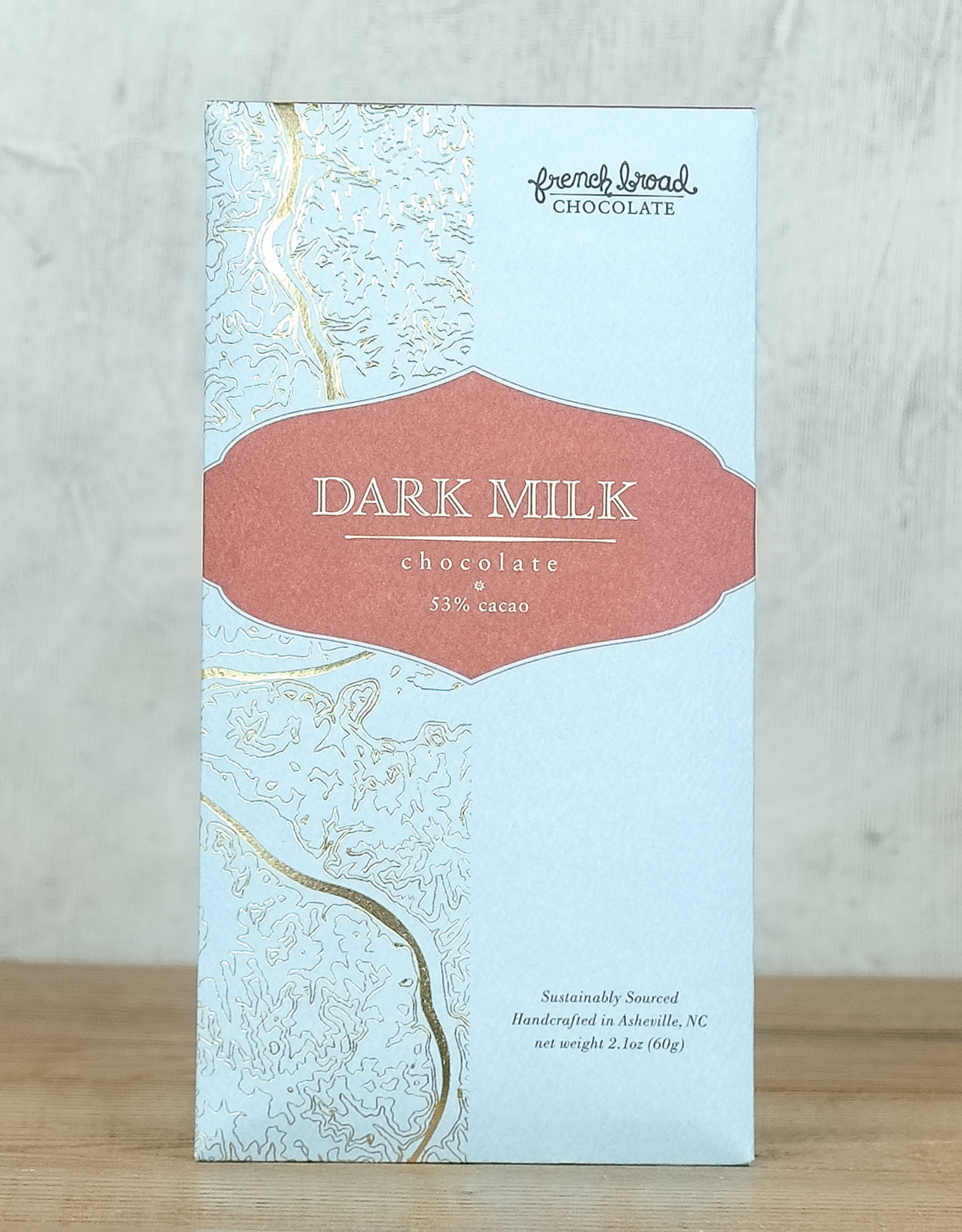 French Broad Dark Milk Chocolate 53%