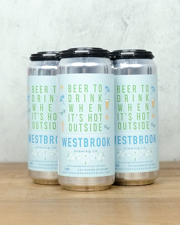 Westbrook Beer to Drink When It’s Hot Outside 4pk