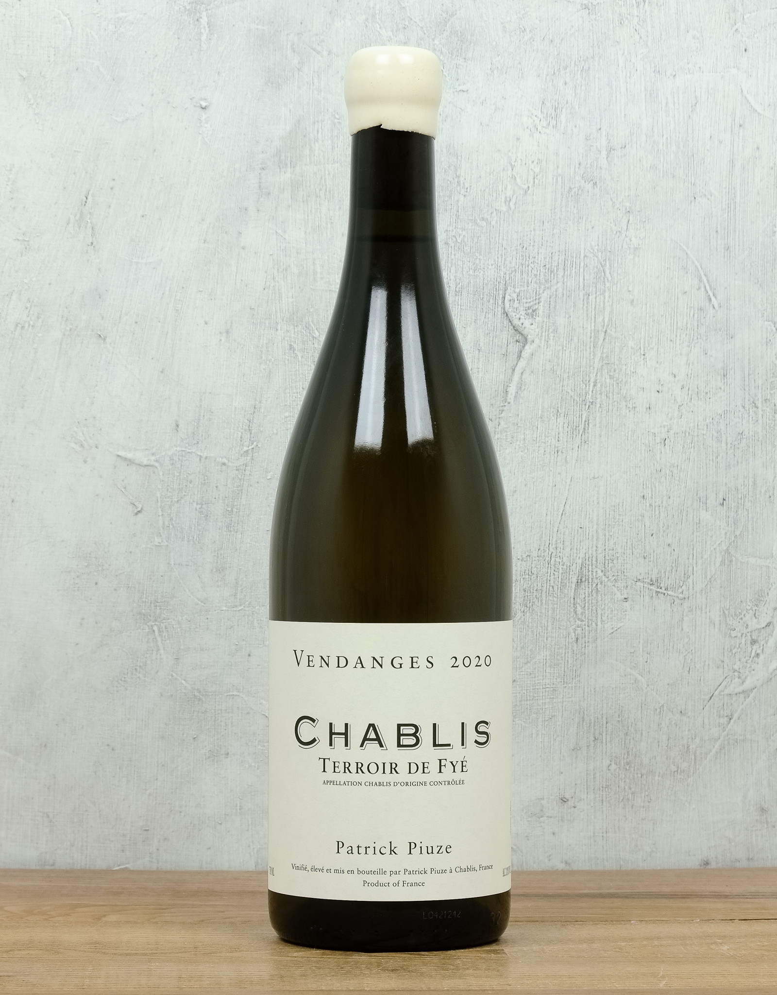 Patrick Piuze Chablis Terroir de Fye 2024