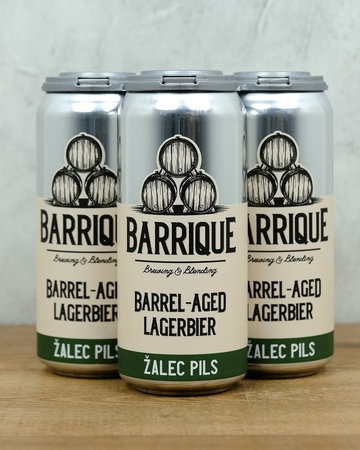 Barrique Barrel Aged Lagerbier Zalec Pils 4pk