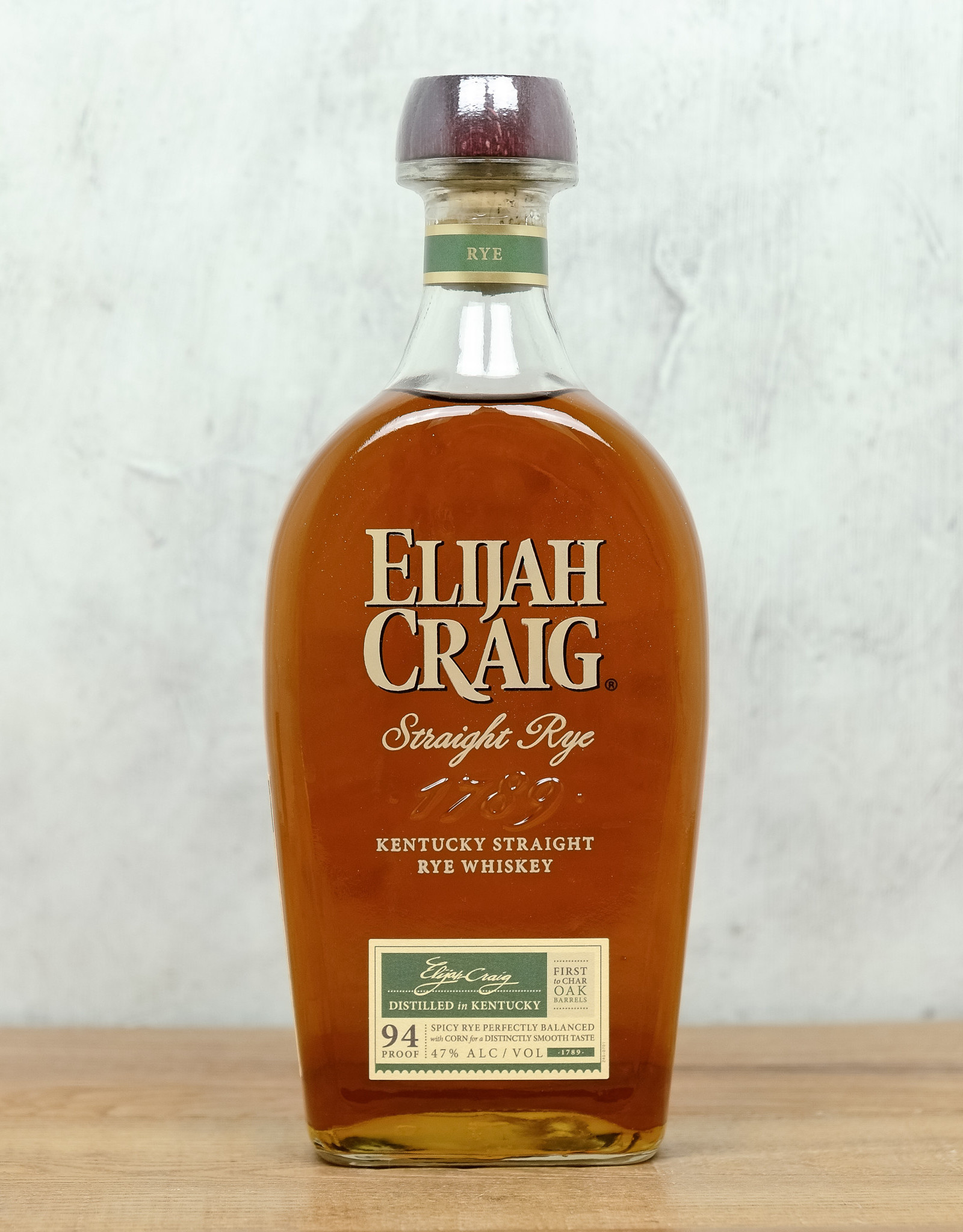 Elijah Craig Straight Rye