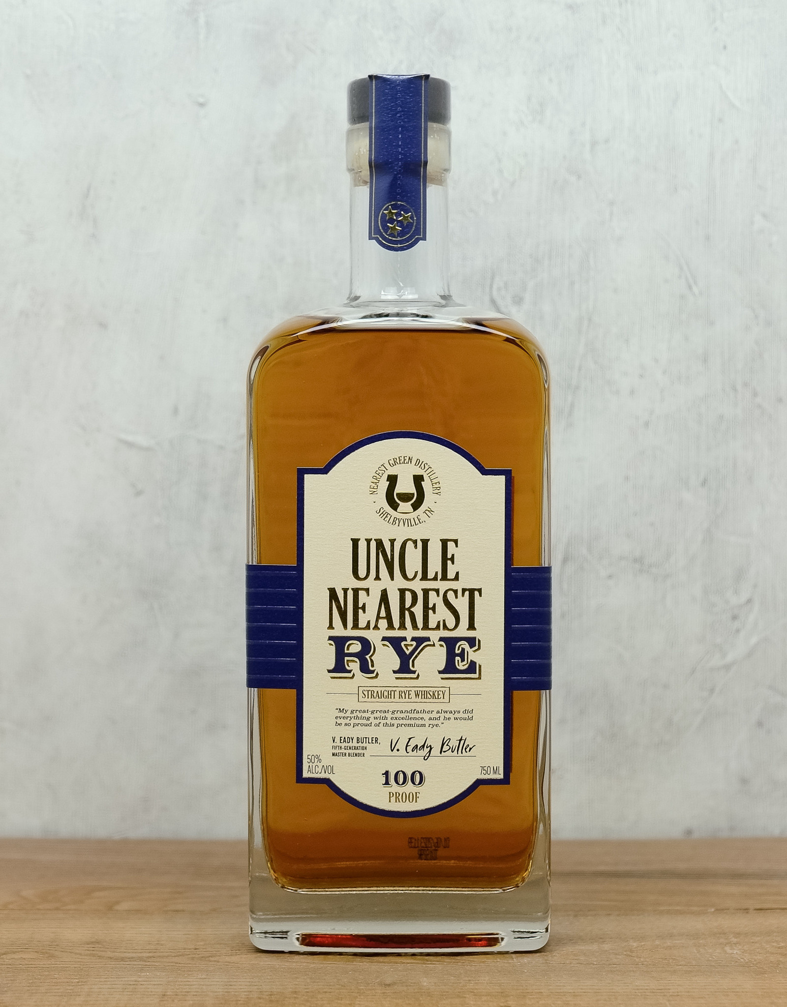 Uncle Nearest Straight Rye