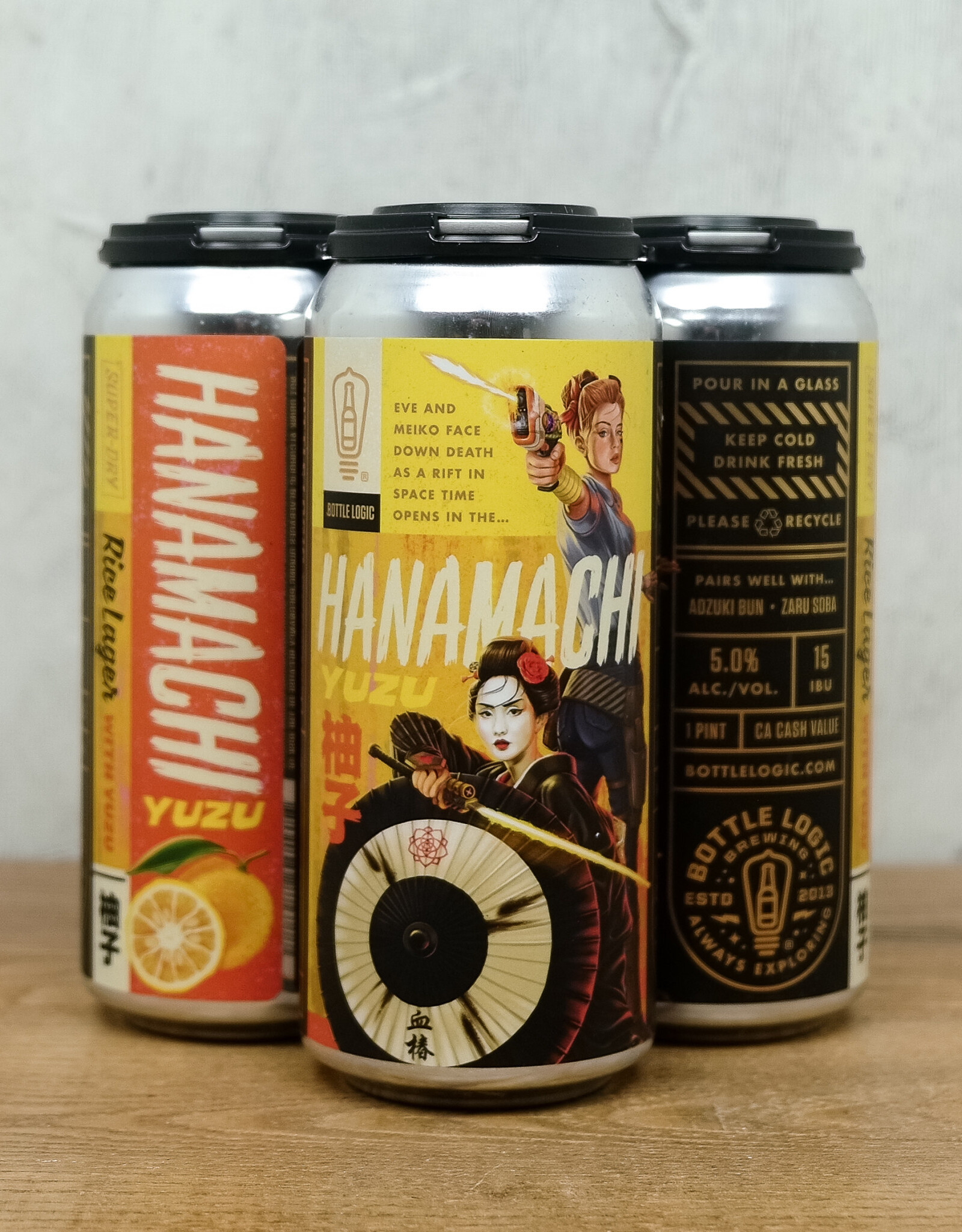 Bottle Logic Hanamachi Yuzu Rice Lager
