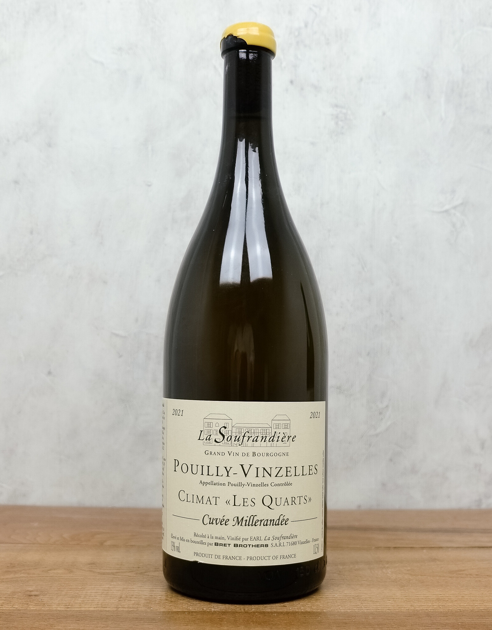 La Soufrandiere Pouilly-Vinzelles Les Quarts Bourgogne Blanc 1.5L