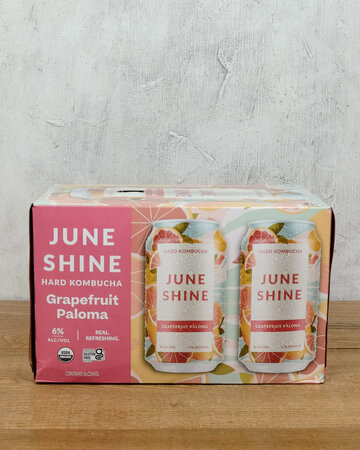 June Shine Grapefruit Paloma Hard Kombucha 6pk
