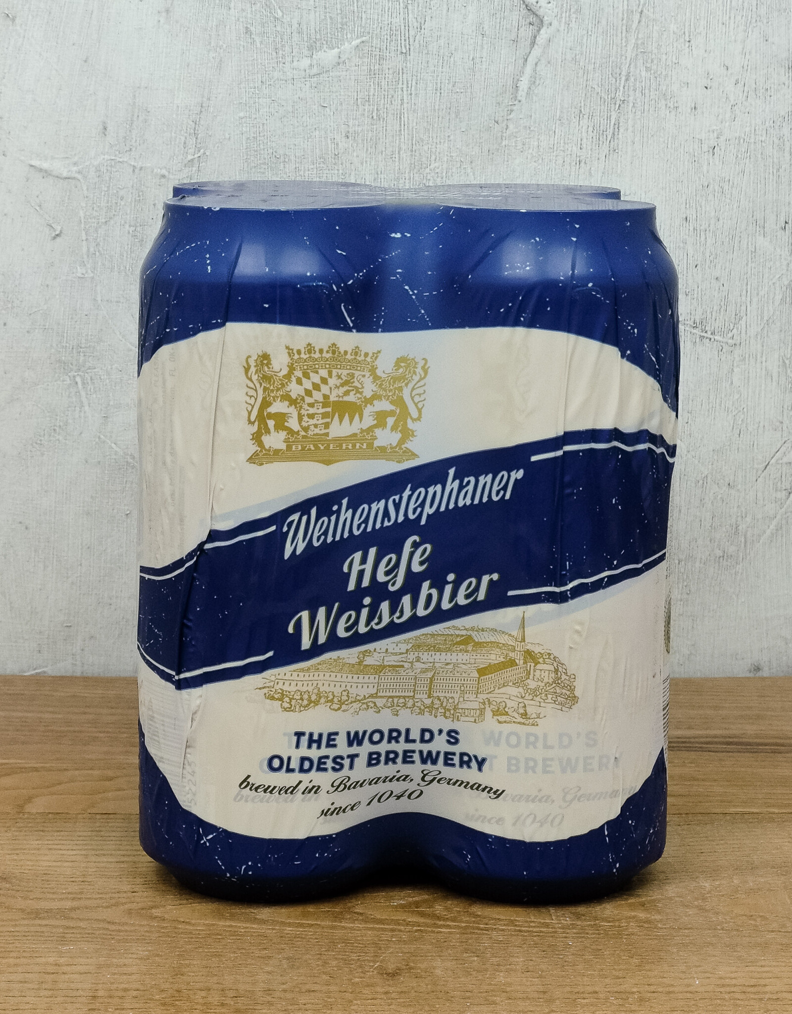 Weihenstephan Hefe Weissbier cans
