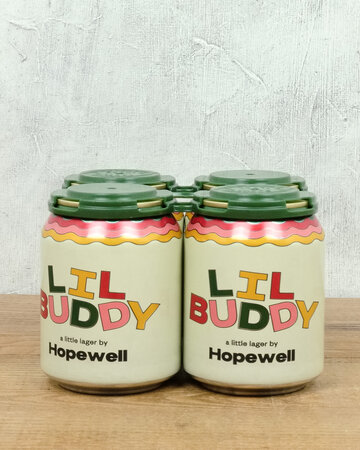 Hopewell Lil Buddy Lager 4pk