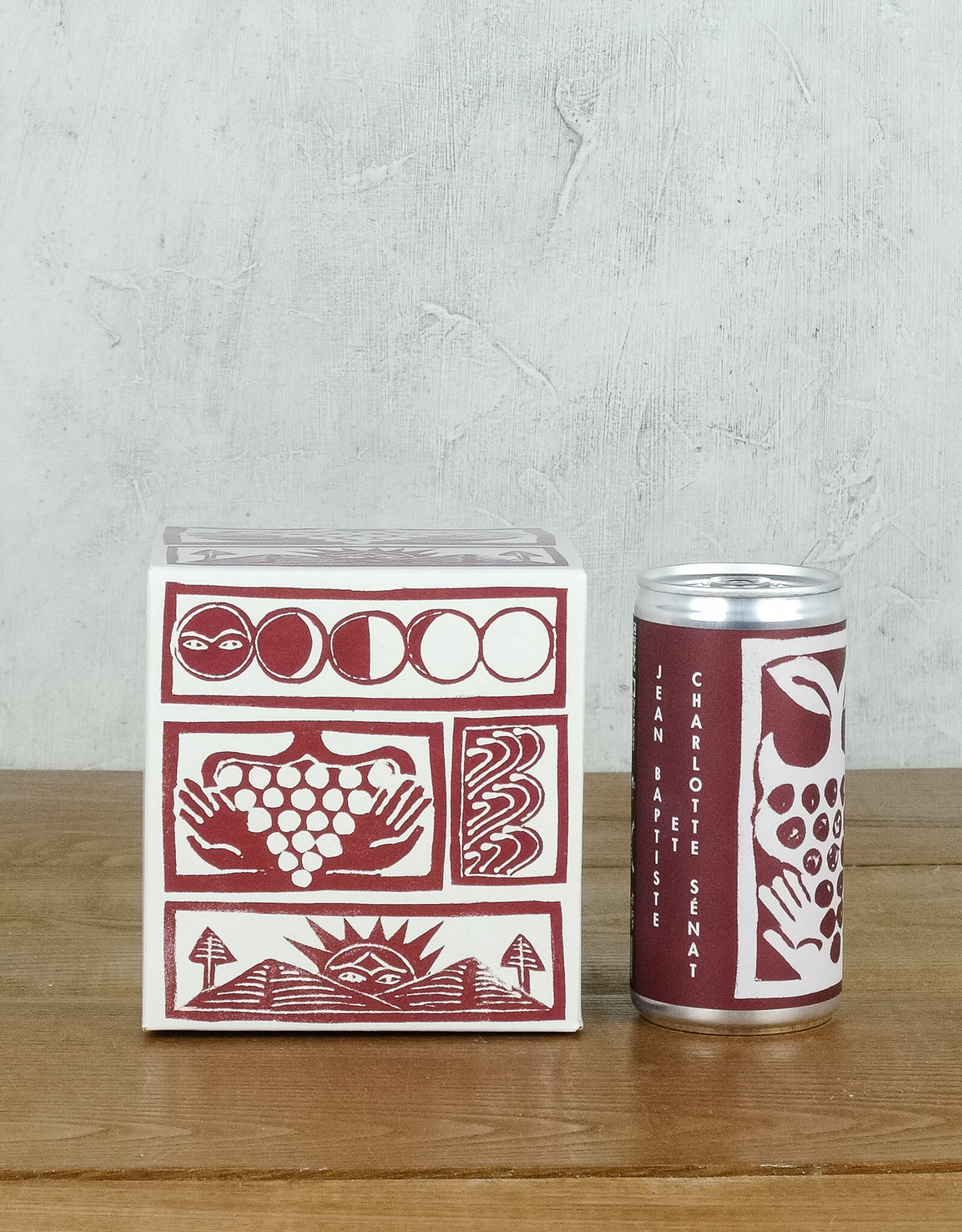 Famille du Vin Baptiste et Senat Rouge single can