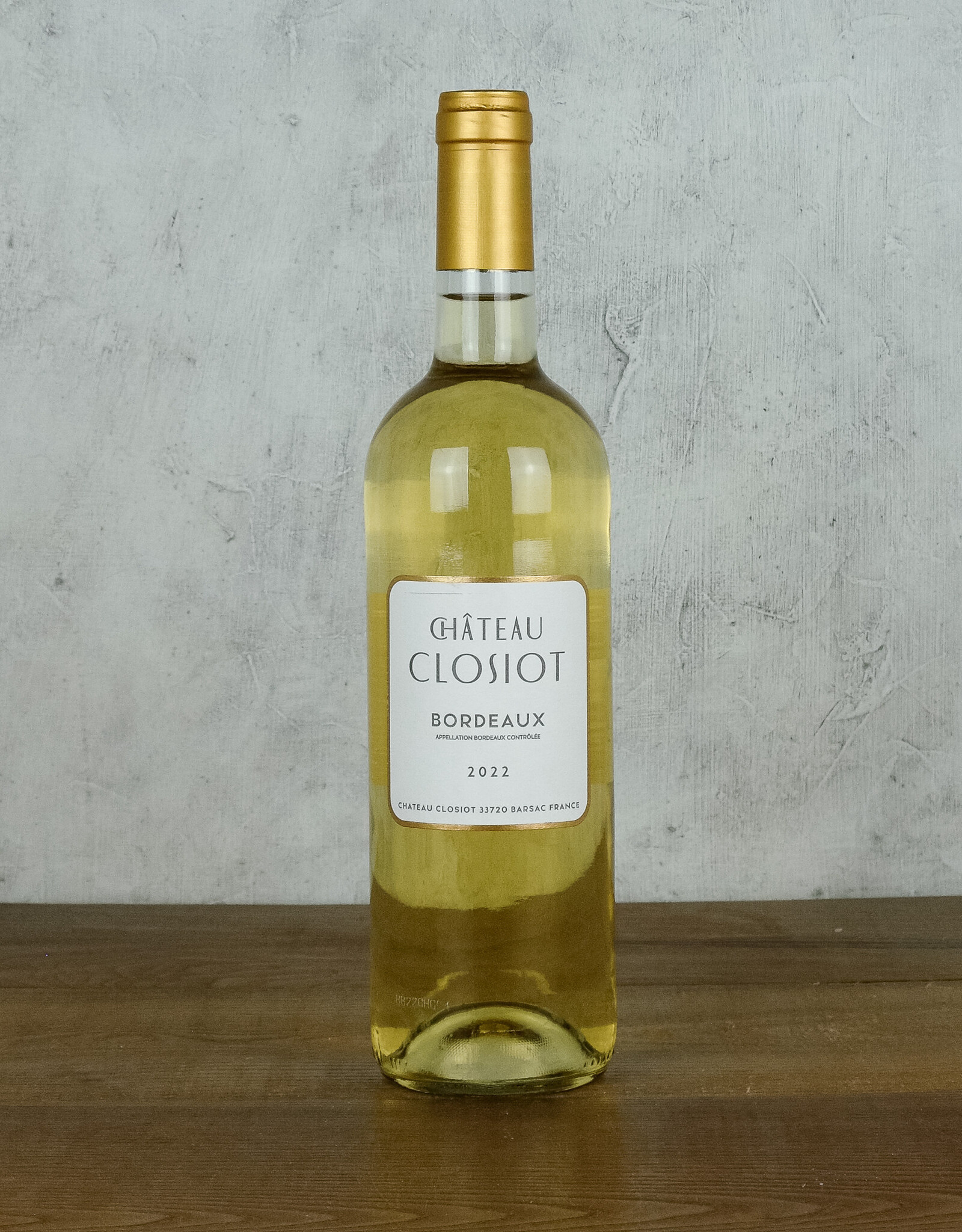 Chateau Closiot Bordeaux Blanc