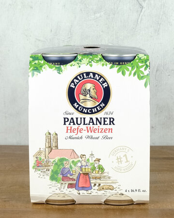 Paulaner Hefe-Weizen 4pk cans