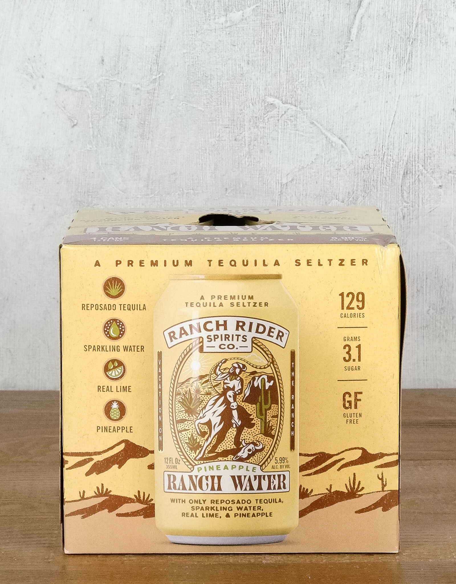 Ranch Rider Pineapple Ranch Water 4pk