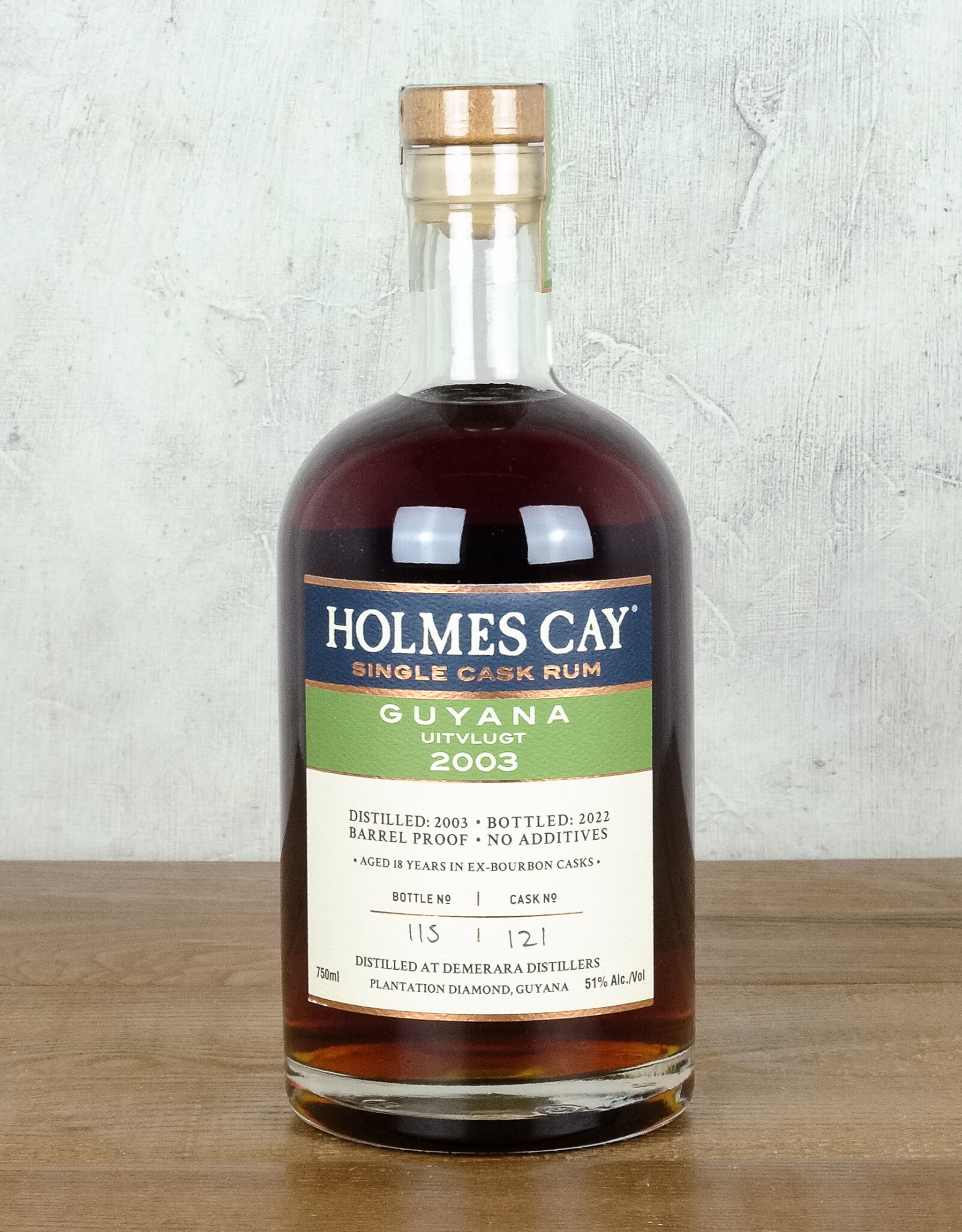 Holmes Cay Guyana 2003 Rum
