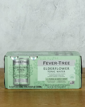 Fever-Tree Elderflower Tonic Water 8pk Cans