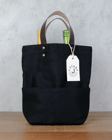 J. Stark Wine Tote - Black